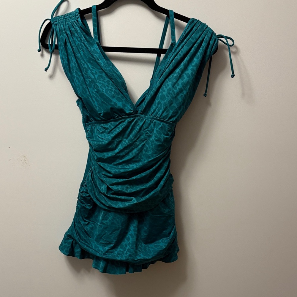 Profile By Gottex Teal One Piece Swimsuit